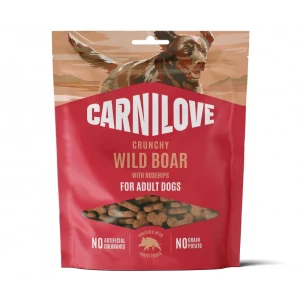 CARNILOVE Crunchy Snack Wild Boar & Rosehips Dzik z Dziką Różą 200g