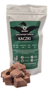 PAN ZWIERZ Liofilizowane smaczki z kaczki  dla psa i kota 60g