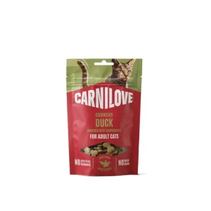 CARNILOVE Crunchy Snack Duck & Raspberries - Kaczka z Malinami dla Kota 50g