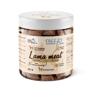 Syta Micha - 100% liofilizowane mięso z lamy dla psa 80g FREEZY Pure