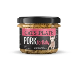 Cats Plate for Baby Pork 180g