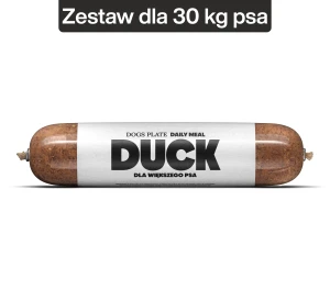 Dogs Plate Daily Meal Duck 44x800g - Zestaw dla psa 30kg na 30 dni - oszczędzasz 363 PLN