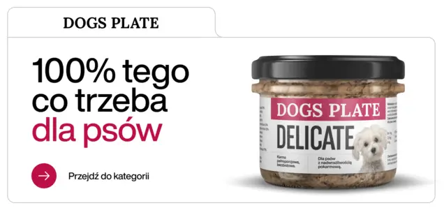 100% tego co trzeba dla psów — przejdź do kategorii