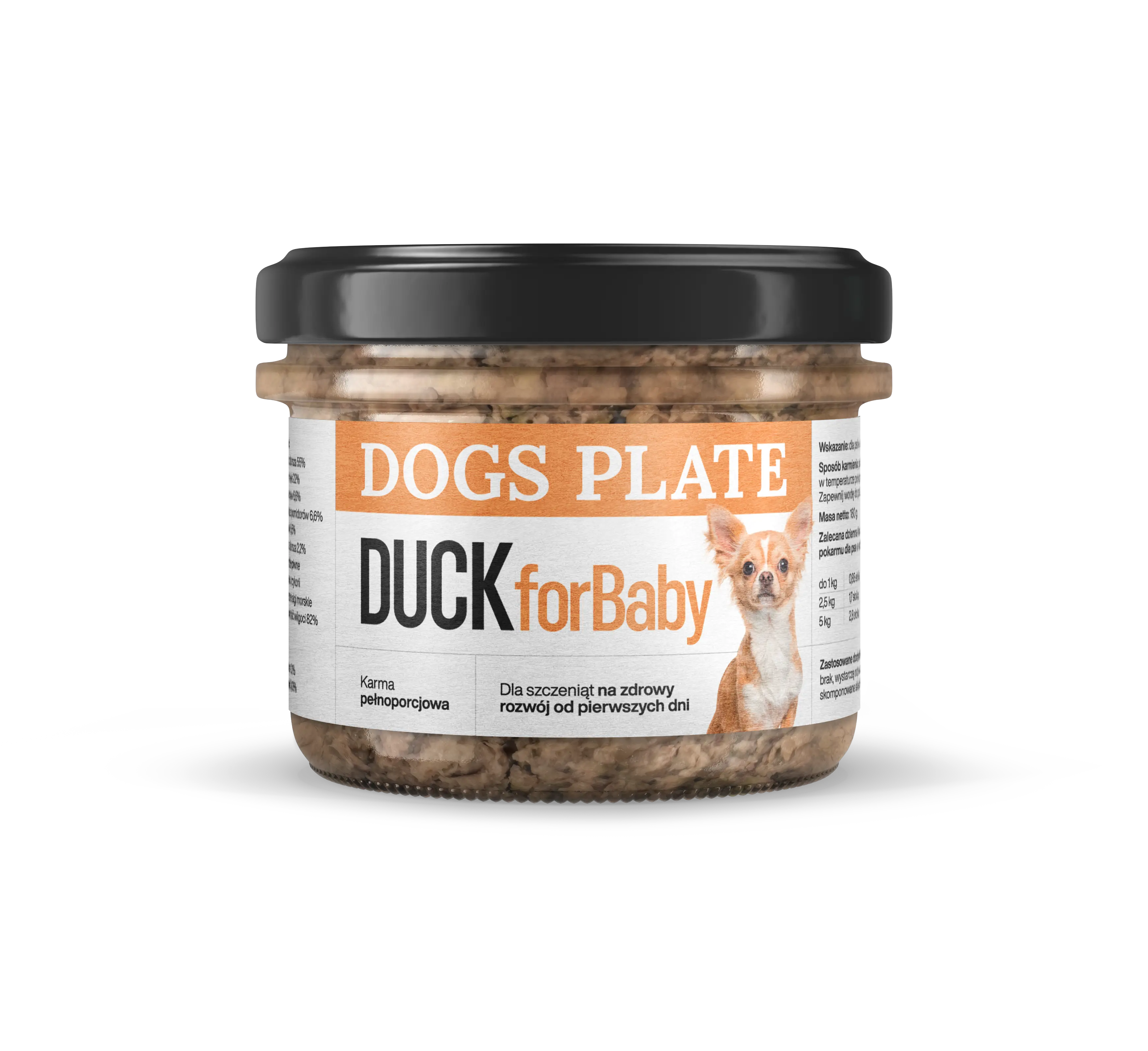 Dogs Plate for Baby Duck 180g