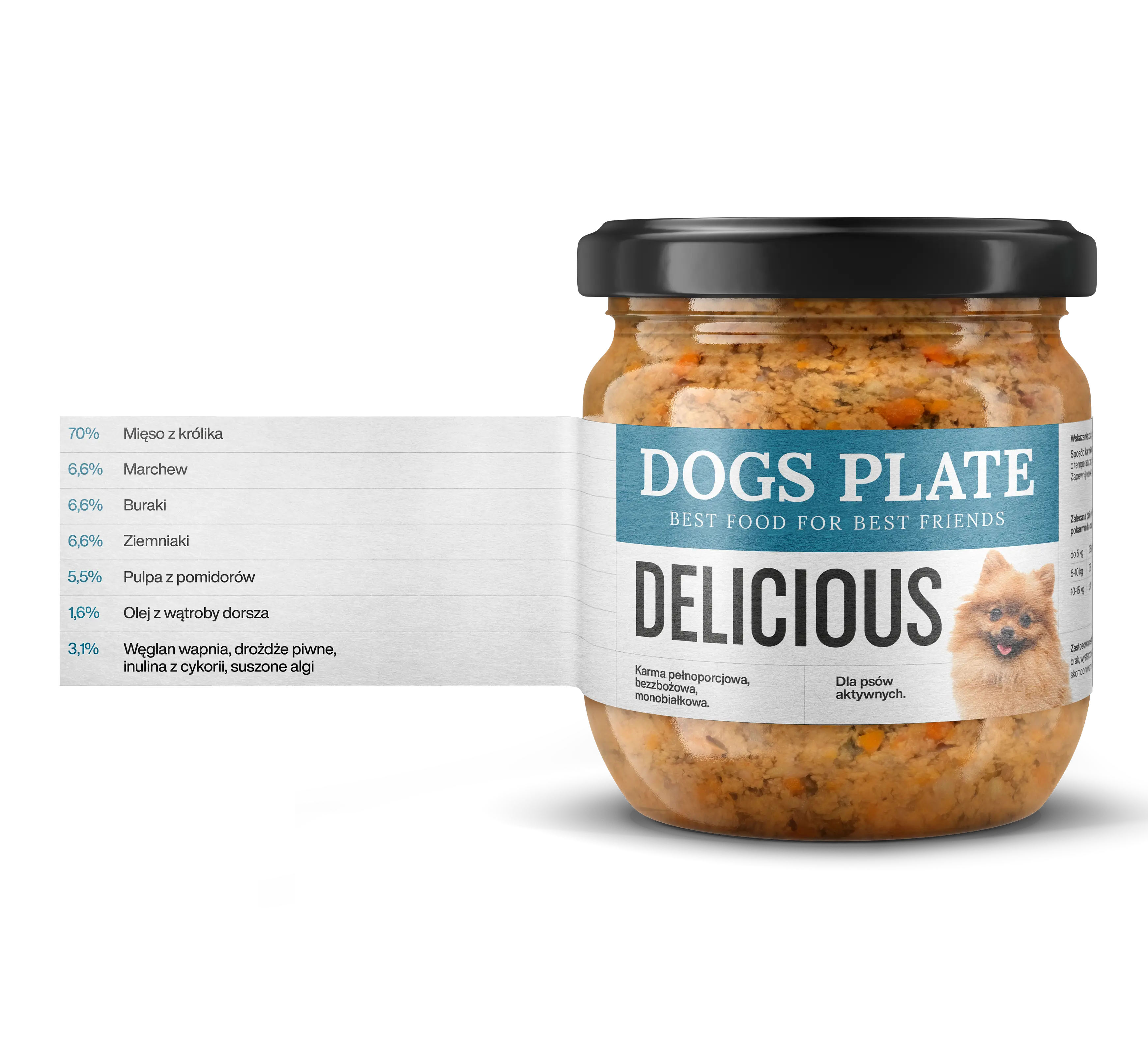 Dogs Plate Delicious 360g