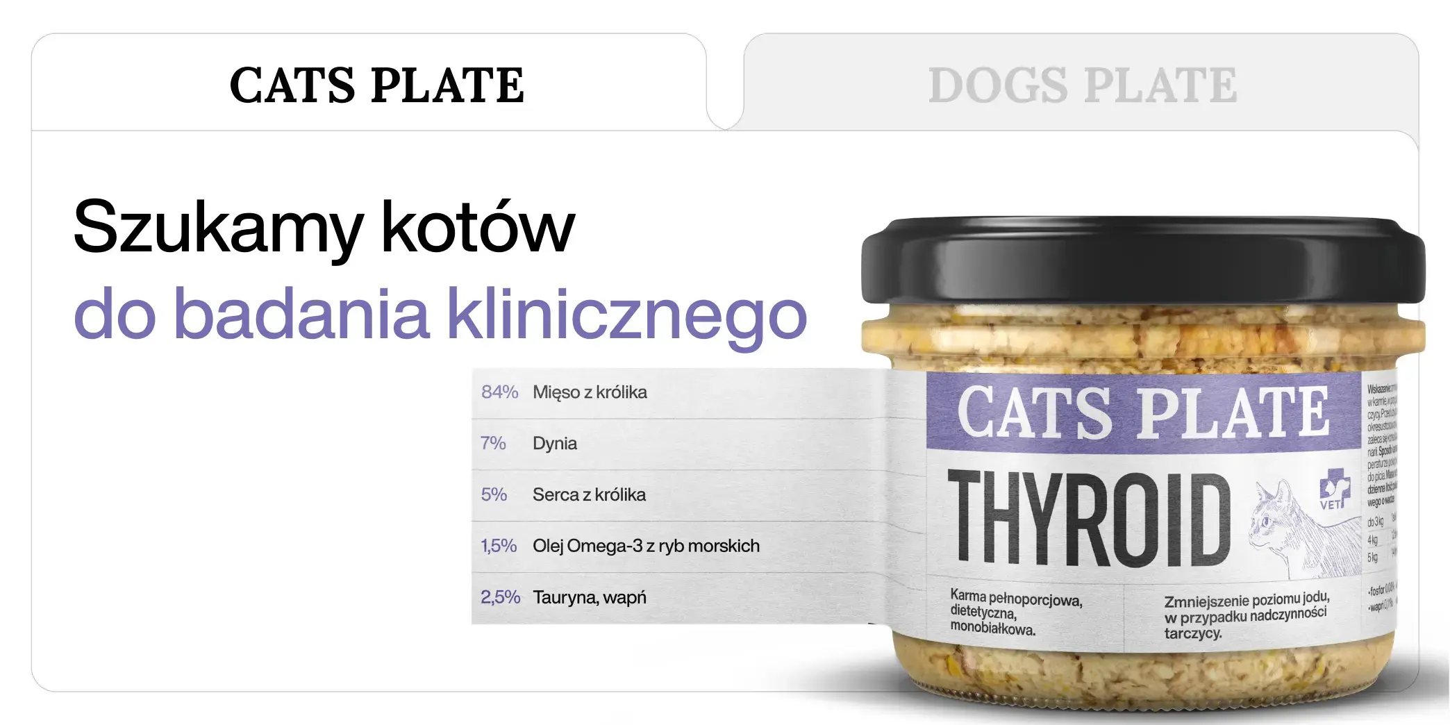 Kot z podejrzeniem nadczynności tarczycy - badanie